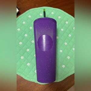 New Starbucks Halloween 2024 Purple Glow in the Dark Tumbler